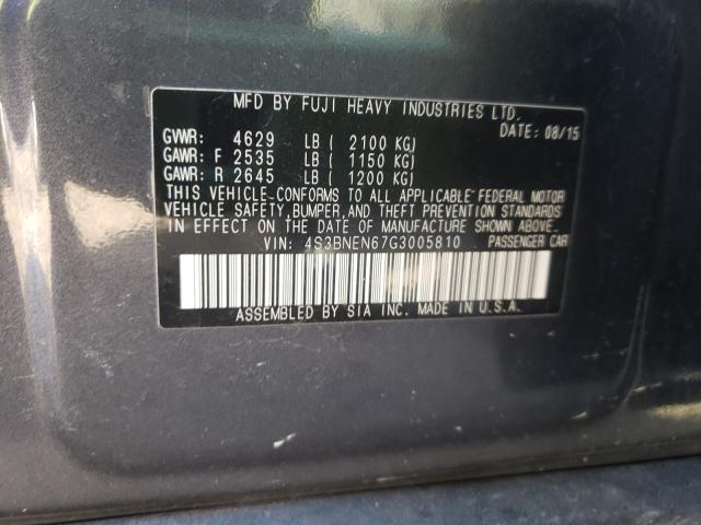 2016 SUBARU LEGACY 3.6 4S3BNEN67G3005810