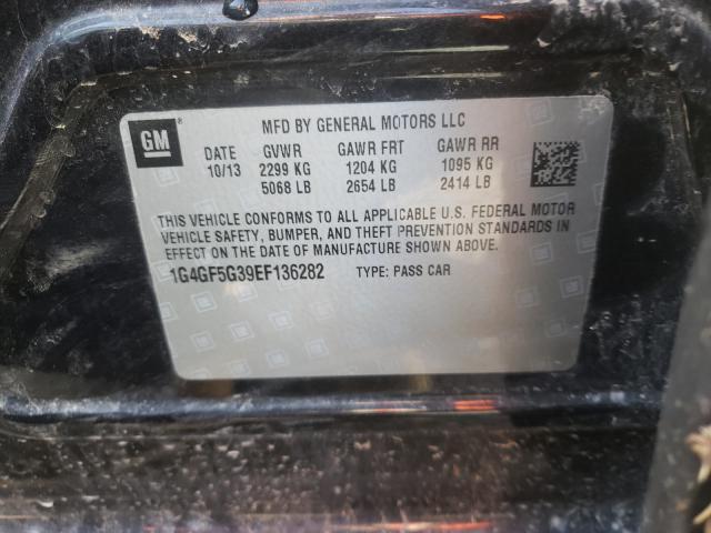2014 BUICK LACROSSE T 1G4GF5G39EF136282
