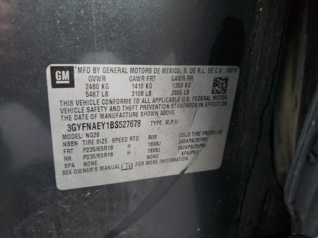 2011 CADILLAC SRX 3GYFNAEY1BS527678