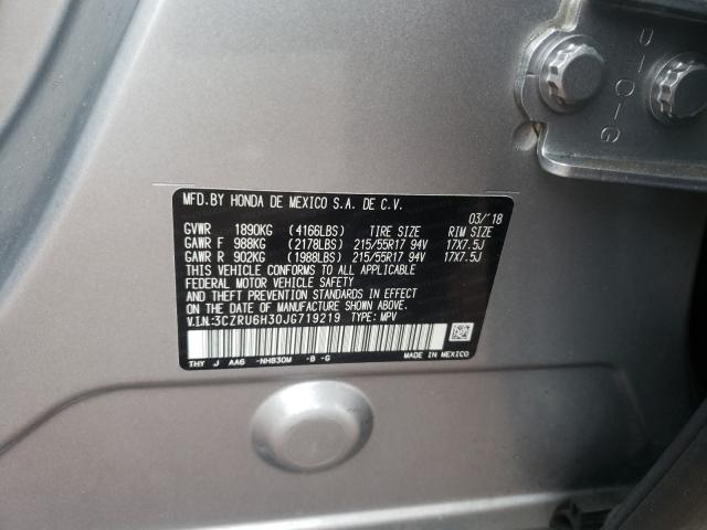 2018 HONDA HR-V LX 3CZRU6H30JG719219