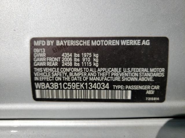 2014 BMW 320 I WBA3B1C59EK134034