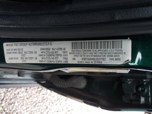 2014 FIAT 500L TREKK ZFBCFADH9EZ021792