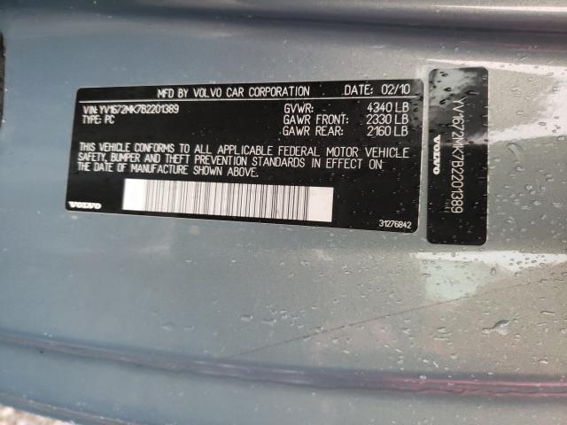 2011 VOLVO C30 T5 YV1672MK7B2201389