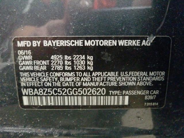 2016 BMW 328 XIGT S WBA8Z5C52GG502620