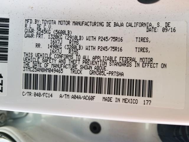 2017 TOYOTA TACOMA DOU 3TMCZ5AN8HM049465