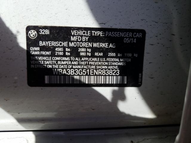 2014 BMW 328 XI WBA3B3G51ENR83823