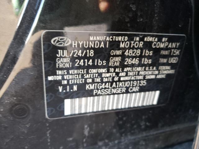2019 GENESIS G70 PRESTI KMTG44LA1KU019135