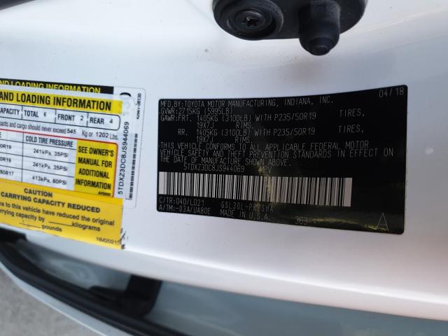 2018 TOYOTA SIENNA SE 5TDXZ3DC8JS944069