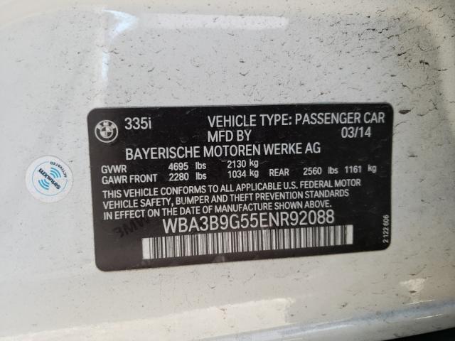 2014 BMW 335 XI WBA3B9G55ENR92088