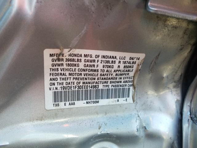 2014 ACURA ILX 20 19VDE1F30EE014983