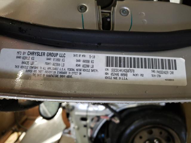 2010 DODGE CALIBER EX 1B3CB1HA1AD587878