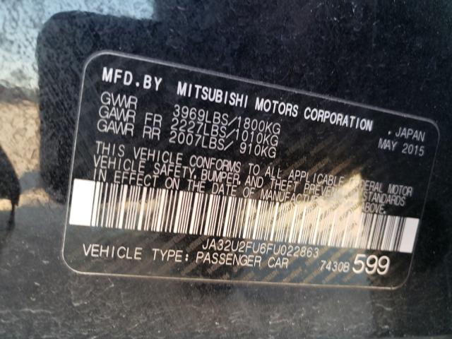 2015 MITSUBISHI LANCER ES JA32U2FU6FU022863