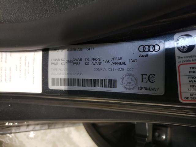 2017 AUDI S7 PREMIUM WAUWFAFCXHN120836
