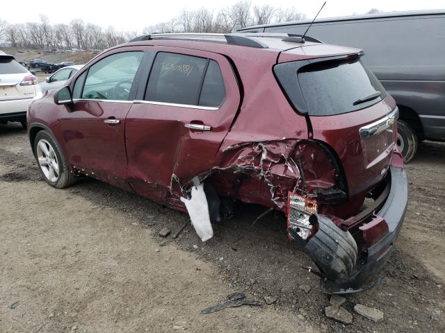 2016 CHEVROLET TRAX LTZ 3GNCJRSB0GL256334