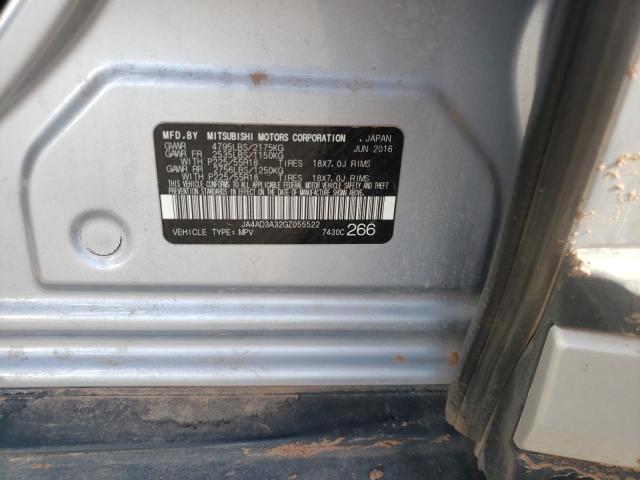 2016 MITSUBISHI OUTLANDER JA4AD3A32GZ055522