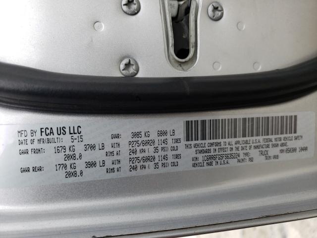 2015 RAM 1500 ST 1C6RR6FG5FS635224
