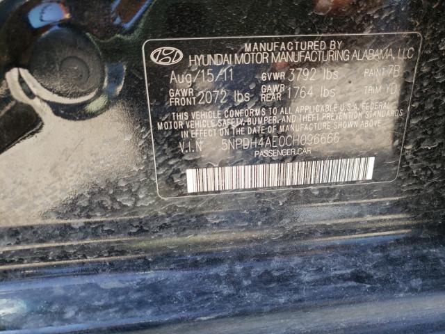 2012 HYUNDAI ELANTRA 5NPDH4AE0CH096666