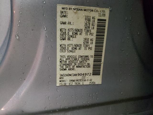 2010 INFINITI QX56 5N3ZA0NC1AN904972