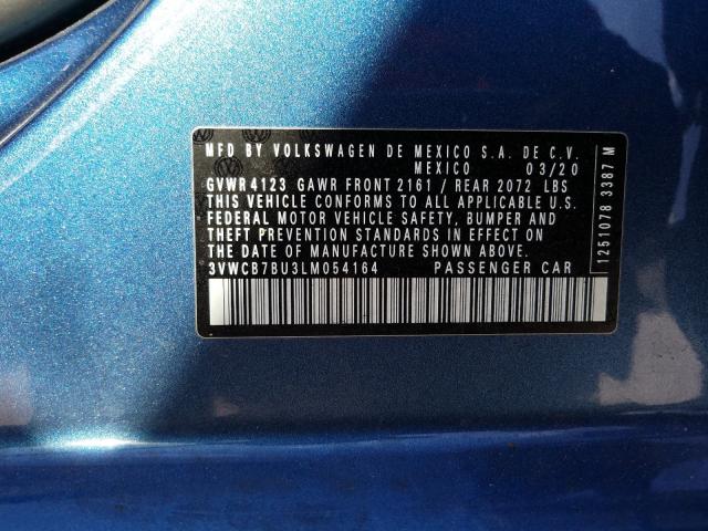 2020 VOLKSWAGEN JETTA S 3VWCB7BU3LM054164