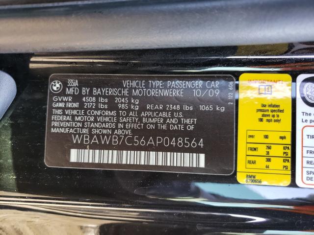 2010 BMW 335 I WBAWB7C56AP048564