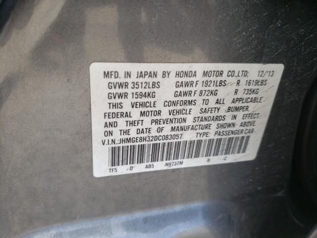 2013 HONDA FIT JHMGE8H32DC083057