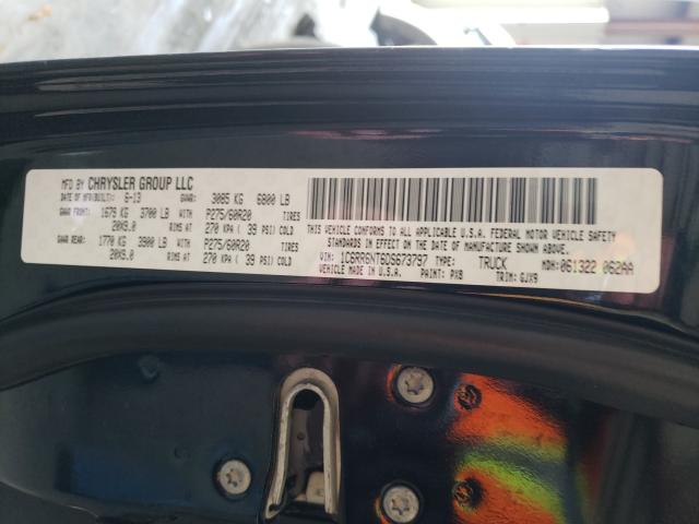 2013 RAM 1500 LARAM 1C6RR6NT6DS673797