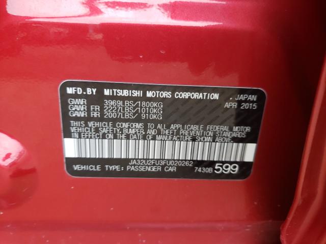 2015 MITSUBISHI LANCER ES JA32U2FU3FU020262