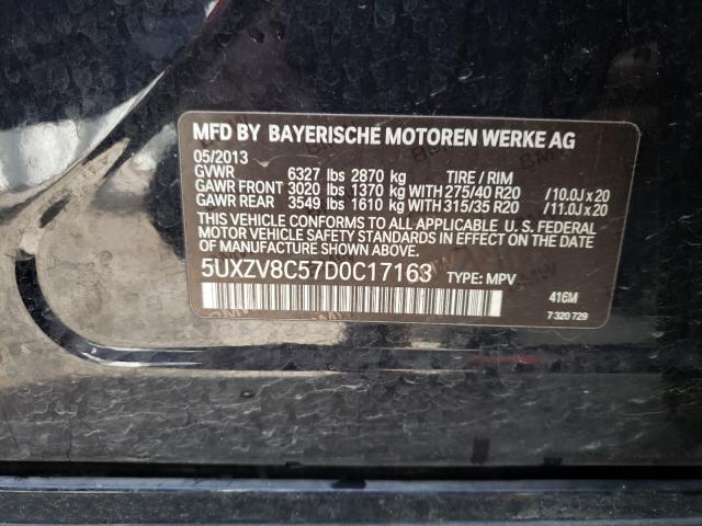 2013 BMW X5 XDRIVE5 5UXZV8C57D0C17163