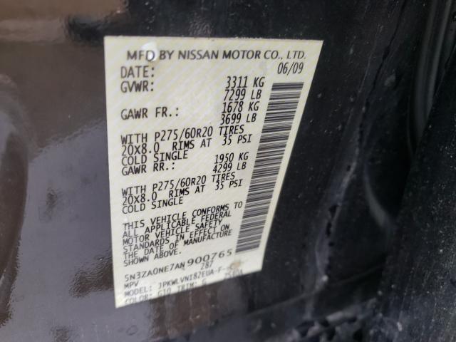 2010 INFINITI QX56 5N3ZA0NE7AN900765