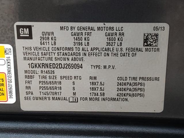 2013 GMC ACADIA 1GKKRNED2DJ269094