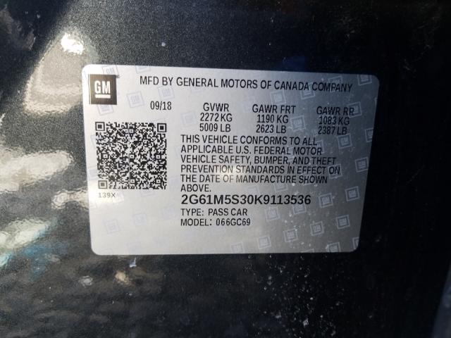 2019 CADILLAC XTS LUXURY 2G61M5S30K9113536