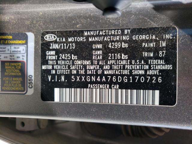 2013 KIA OPTIMA EX 5XXGN4A76DG170726