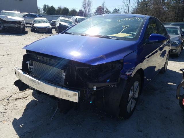 2019 HYUNDAI IONIQ BLUE KMHC65LC4KU180041