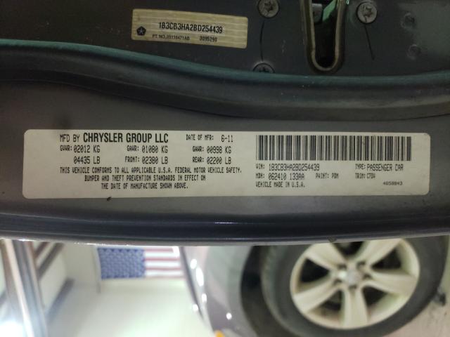 2011 DODGE CALIBER MA 1B3CB3HA2BD254439
