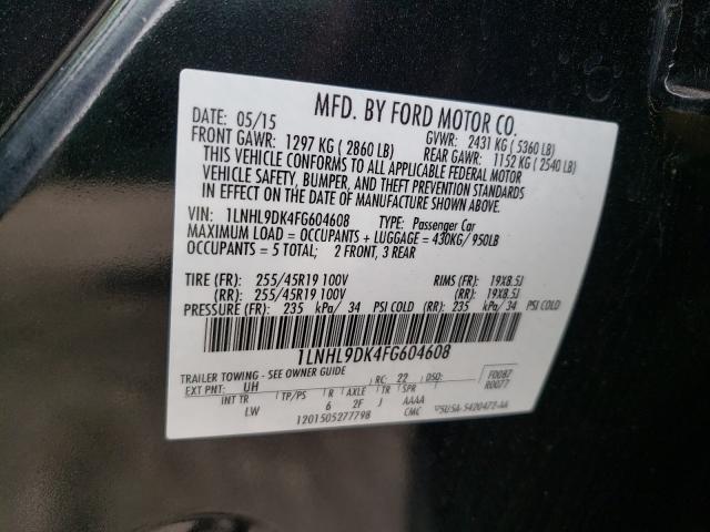 VIN 3FA6P0T96HR100864 2017 Ford Fusion, SE no.10