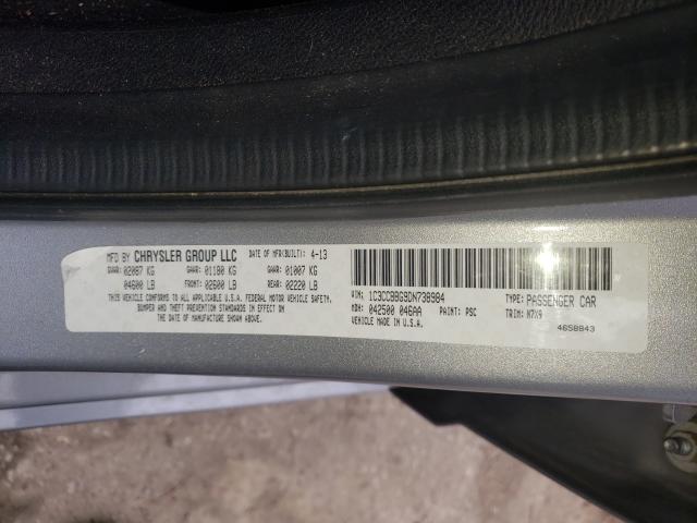 2013 CHRYSLER 200 TOURIN 1C3CCBBG9DN738984
