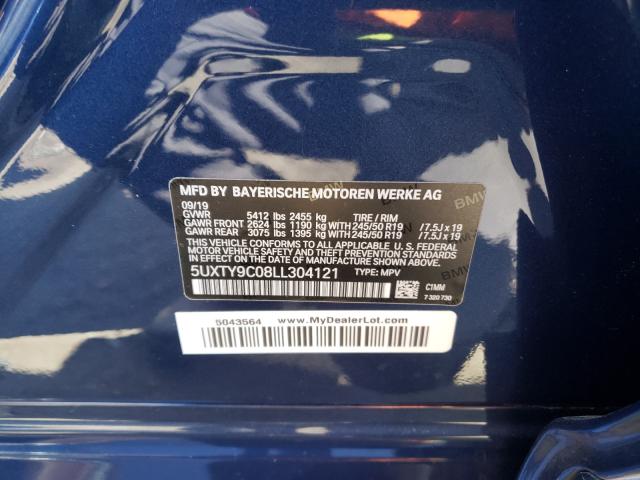 2020 BMW X3 XDRIVEM 5UXTY9C08LL304121