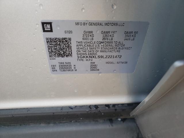 2020 GMC ACADIA DEN 1GKKNXLS9LZ221472