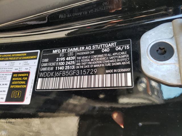 2016 MERCEDES-BENZ E 400 WDDKJ6FB5GF315729