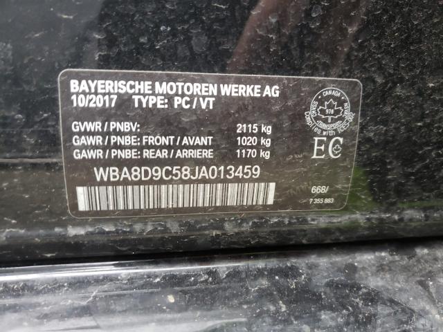 2018 BMW 330 XI WBA8D9C58JA013459
