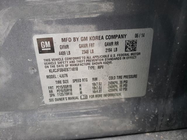 2014 BUICK ENCORE CON KL4CJFSB4EB774818