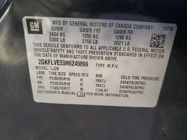 2017 GMC TERRAIN DE 2GKFLVE33H6249899