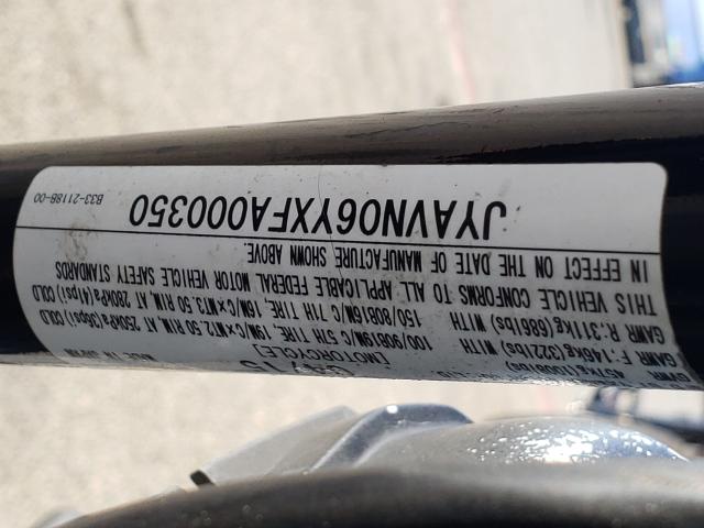 2015 YAMAHA XVS950 CR JYAVN06YXFA000350