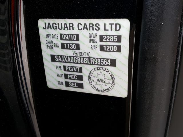 2011 JAGUAR XF PREMIUM SAJXA0GB6BLR98564