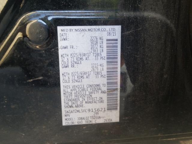 2015 NISSAN ROGUE S 5N1AT2ML5FC915621