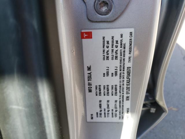 2018 TESLA MODEL 3 5YJ3E1EA3JF048570