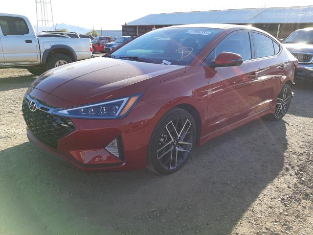 2019 HYUNDAI ELANTRA SP KMHD04LB8KU885822