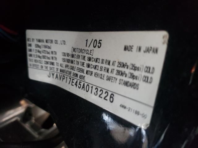 2005 YAMAHA XV1700 A JYAVP17E45A013226