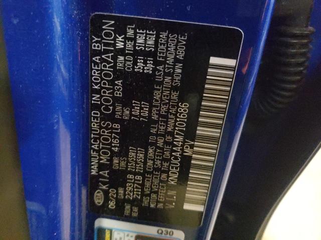 2021 KIA SELTOS S KNDEUCAA4M7101686