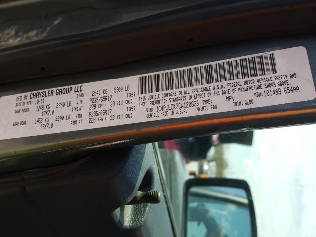 2012 JEEP LIBERTY LI 1C4PJLCK7CW120633